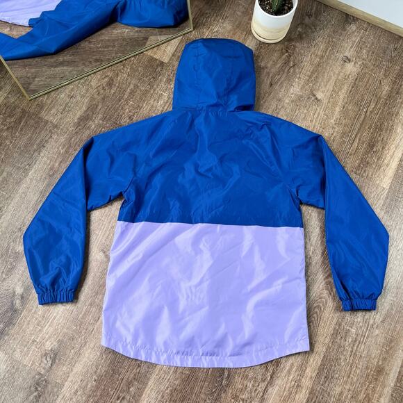 Eddie Bauer 3 in 1 two toned double zipper kids rain jacket - Picture 3 of 6